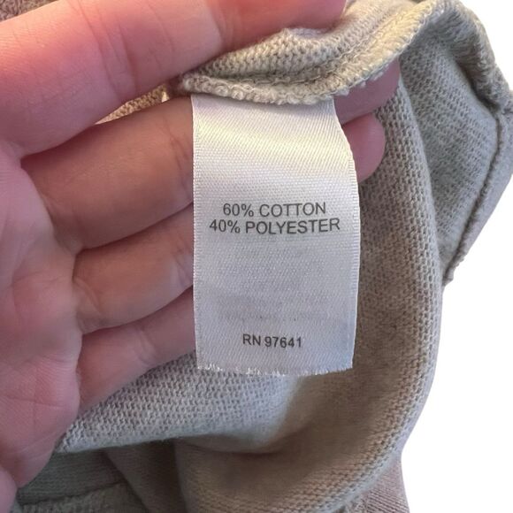 J. Jill pure Jill light oatmeal poncho like sweater - Picture 5 of 9